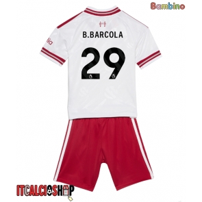 Liverpool Bradley Barcola #29 Seconda Maglia Bambino 2026-27 Manica Corta (+ Pantaloni corti)